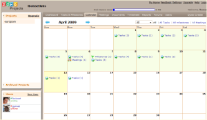 Calendario del proyecto